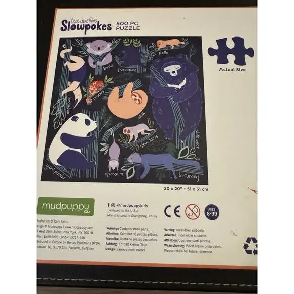 Lot Of 2 Children’s Puzzles, Animals, Tetris, Video Games, 12+, 500/750 Pieces - Picture 3 of 6